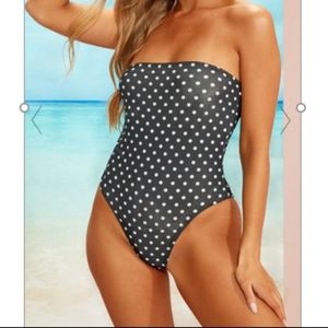 Sexy Strapless Swim Suit
